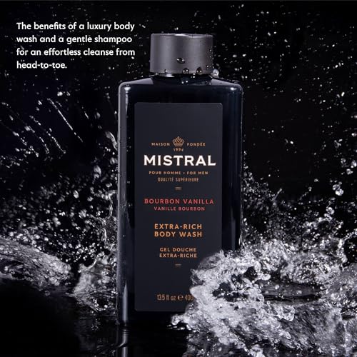 Men's Bourbon Vanilla Body Wash & Shampoo 13.5 oz - Vari of THIS listing
