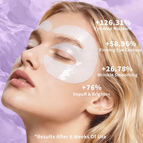 HerbBliss Collagen Retinol Hydrogel Eye Patches - Hydrating 12 Pairs - Variation of 12