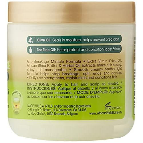 African Pride Olive Miracle Cream 6 Oz