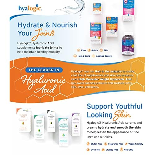 Hyalogic Episilk Pure HA Facial Serum - Face Serum with Hydrating Hyaluronic Acid - Moisturizing Skin Care to Soften & Hydrate the Skin - Non Greasy, Fragrance & Dye Free - 1oz