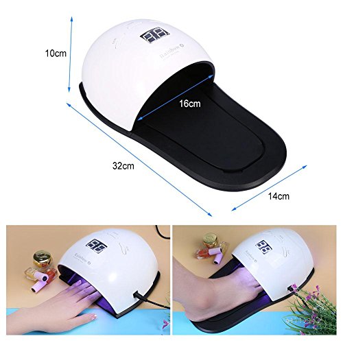 UV LED Nail Lamp Slipper Shape Nail Dryer with Smart Sensor for Gel Polish Curing