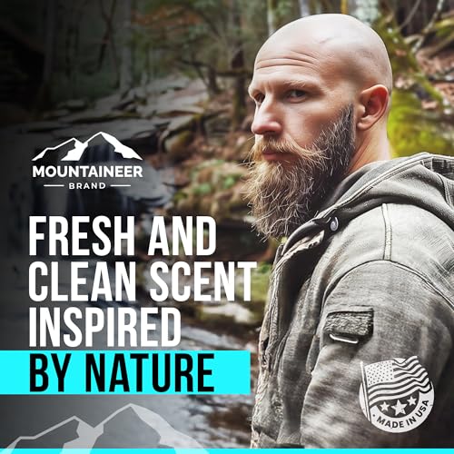 Mountaineer Brand Natural Scalp & Face Moisturizer 2oz - 2 Pack for Bald Men