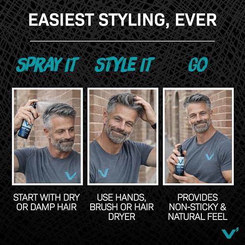 Fragrance-Free Sea Salt Hair & Beard Spray - 30 Fl Oz Refill - Volumizing & Texturizing