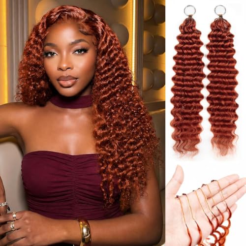 NIYALAA 18 Inch Miracle Knots Crochet Human Hair for Black Women 350#