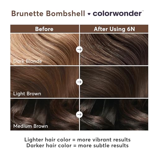 Madison Reed ColorWonder Demi-Permanent Hair Color Kit 6N Medium Brown - Brunette Bombshell