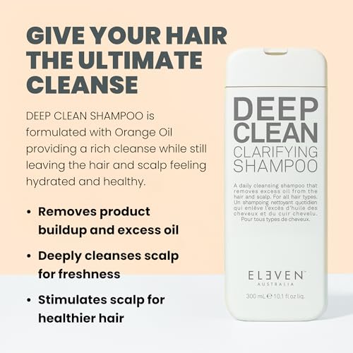 Deep Clean Clarifying Shampoo 32.5 Fl Oz - Removes Build-Up & Hydrates Hair