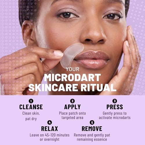 Microdarts Wrinkle Patches with Bakuchiol & Hyaluronic Acid - 10 Pcs for Fine Lines