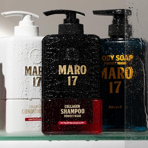 Maro17 Collagen Starter Set - Shampoo, Conditioner & Body Soap for Hair & Skin