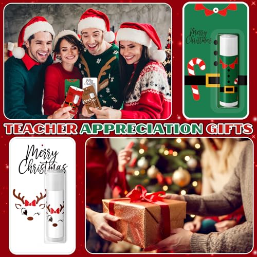 Sacubee 30-Pack Christmas Lip Balms Gift Set (Lovely) – 0.19 oz Each