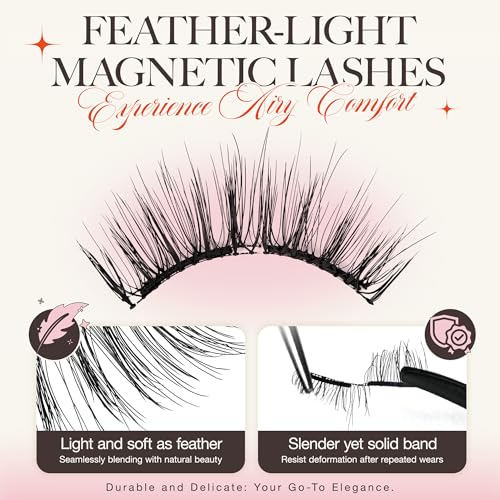 LASHVIEW Aurora Magnetic Eyelashes with Applicator - NEW A02-NEW