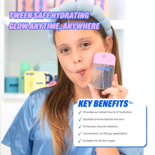 Pipa Clean Start Skincare Bundle for Kids & Tweens ? Glow Go Mist, Smooth Operator Moisturizer, and Squeaky Clean Cleanser for Gentle, Hydrating, and Effective Daily Skincare