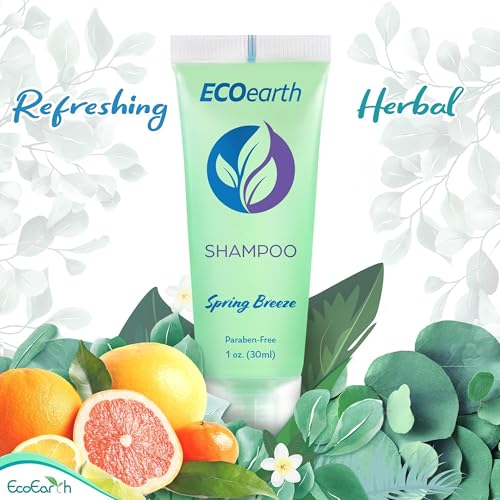 Travel Size Hotel Shampoo 1 fl oz - Pack of 100 - Spring Breeze Refreshing Hair Care