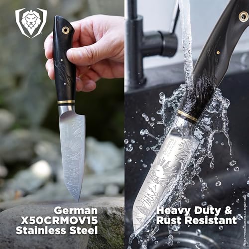 Dalstrong 4-Inch Paring Knife - Lord of the Rings™ Hobbits Edition, Precision German Steel
