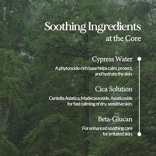 Calming Ampoule Toner with Cypress Water & CICA for Sensitive Skin - 5.07 fl oz