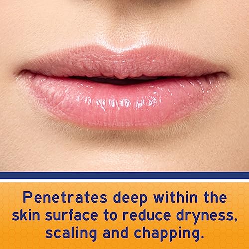 Neosporin Lip Health Overnight Renewal Therapy White Petrolatum Protectant and Moisturizer to Nourish & Repair Dryness, Helps Relieve, Prevent, Hydrate, & Protect, 0.27 oz, 2 Pack