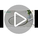 TokeShimi 24x24 Inch Round Bathroom Mirror Brushed Nickel Wall Mirror, Tempered & Shatterproof, Farmhouse Style for Bedroom, Entryway & Restroom