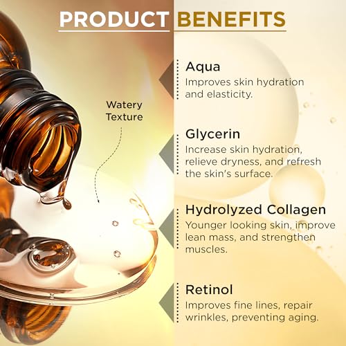 O'KADY Vitamin C & E Facial Serum with Niacinamide + Hyaluronic Acid, Skin Enhance Natural Radiance Serum to Support Skin Tone, Hydration & Smooth Texture