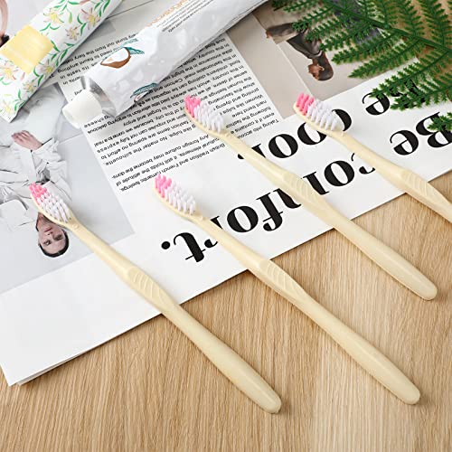 Tanlade 800 Pcs Disposable Soft Bristle Travel Toothbrushes Bulk Individually Wrapped for Adults Kids Hotel Camping