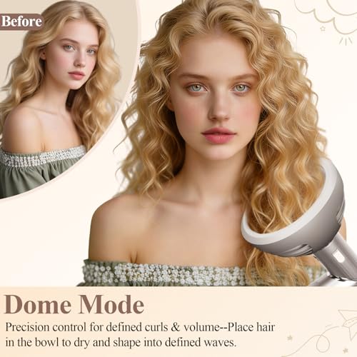 Shark FlexStyle Wave Curl Diffuser Attachment for HD400 Series - Bouncy, Defined Curls