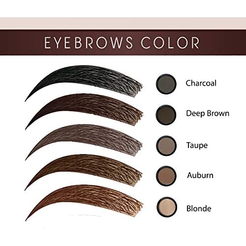 Mom's Secret 100% Natural Eyebrow, Organic, Vegan, Eyebrow Powder, Gluten Free, Cruelty Free, Made in the USA, 2.5 g. (Charcoal)