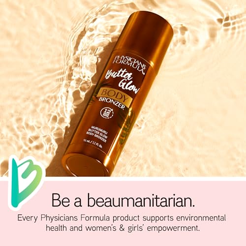 Physicians Formula Butter Glow Body Bronzer Light/Medium Waterproof Transfer-Proof Sunless Tan