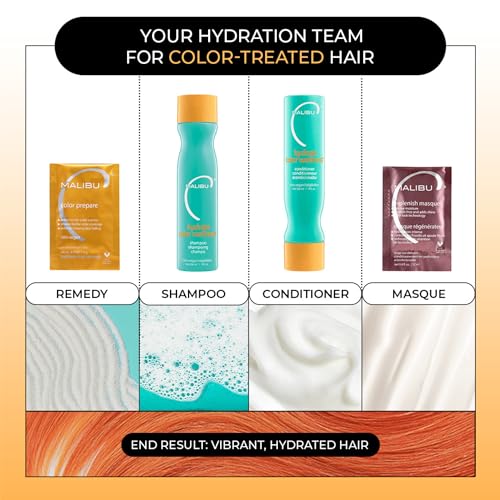 Color Safe Moisturizing Shampoo & Conditioner Set for Processed Hair - Hydrating Hair Remedy