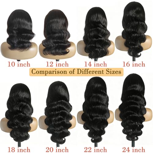 Black 18 Inch Body Wave Human Hair Headband Wig for Black Women - Glueless & Beginner Friendly
