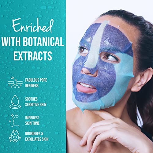 Animal Character Sheet Masks Pack of 12 - Hydrating K-Beauty Facial Masks for All Skin Types - Mixed / 1 Count