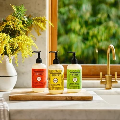 Mrs. MEYER'S CLEAN DAY Liquid Hand Soap Scent, 12.5 Fl Oz (Pack of 6) (Dandelion)