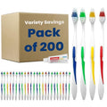 Bulk 200 Medium Soft Toothbrushes, Standard Size, Individually Wrapped, Hotels & Travel