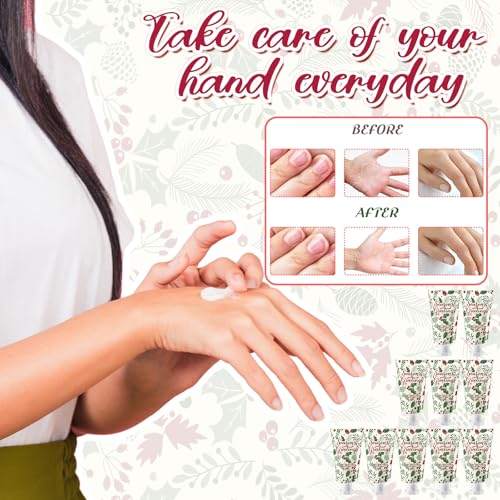 50 Pcs Christmas Hand Cream Gifts Bulk Leaves 1 oz Holiday Party Favors