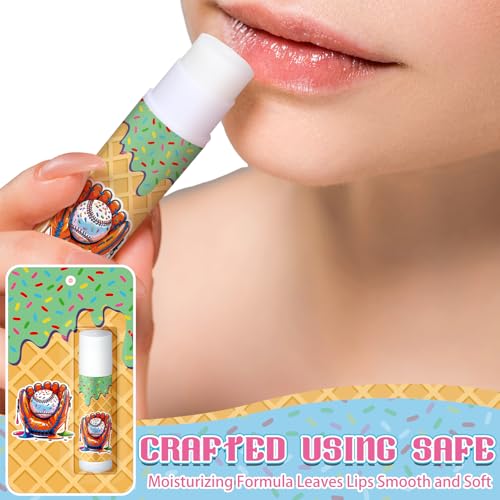 Classic 45 Pcs Baseball Theme Lip Balm Gift Set - Team Sports Favor