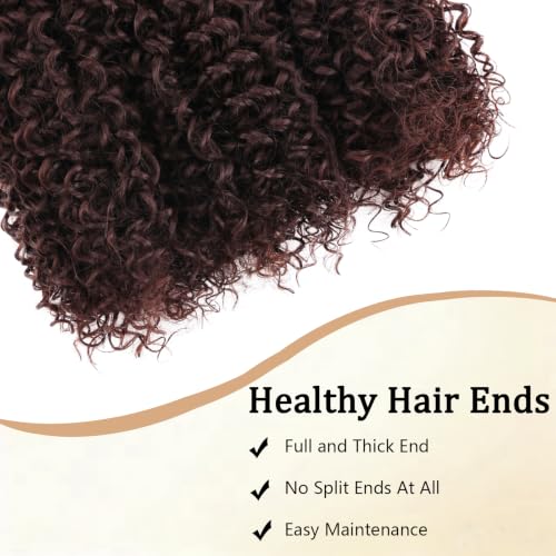 Synthetic Kinky Curly Hair Bundles for Women 16-20 Inch 300g 3 Pack - 4#