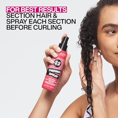 Redken Thermal Spray 22 High Hold Heat Protectant Spray for Hair