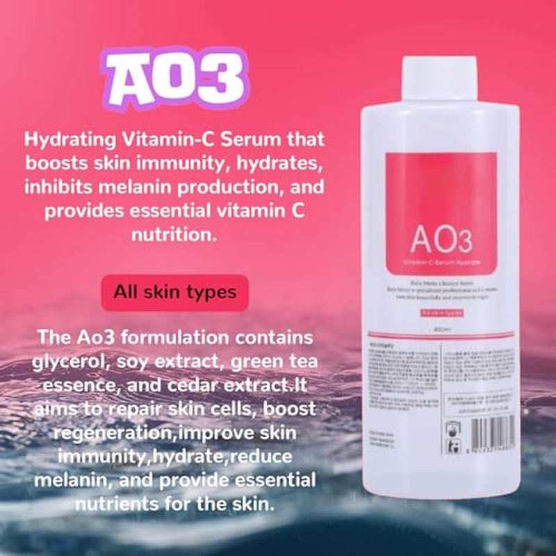 Bundle of 3 Cooling Gels+ 6 Aqua Solutions for Hydro Facial&Oxygen Machines-Conductive Gel for Laser, and Esthetician Supplies
