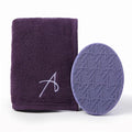 Anisa Beauty Oval Brush Cleaning Pad and Drying Towel Set ? Deep Cleansing Silicone Pad with Soft Towel for Effective Brush Cleaning and Quick Drying