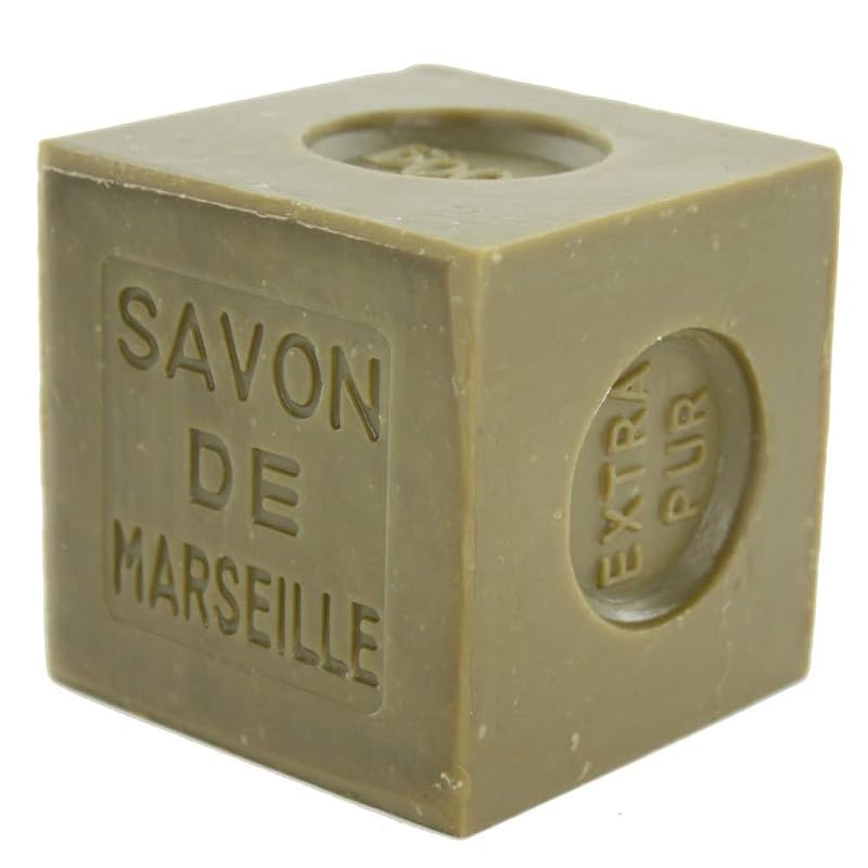 Olive Oil Marseille Soap Cube - 72% Olive Oil, Pack of 2 (400g Each)