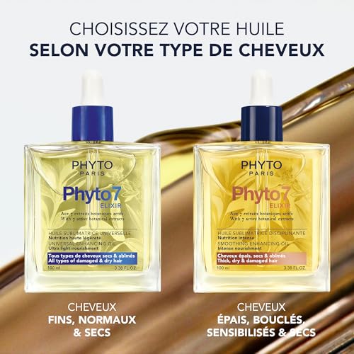 PHYTO Paris 7 Elixir Multi-Use Nourishing Hair Oil for Dry & Damaged Hair 100ml