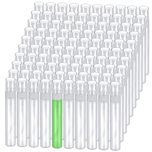 Mini 10ml Refillable Perfume Spray Bottles - 100 Pack Travel Fine Mist Atomizers