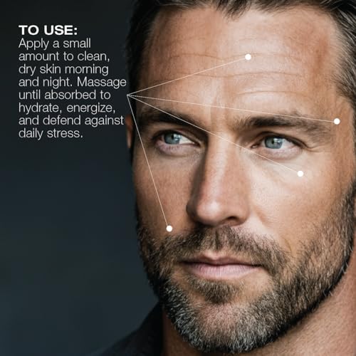 Time Machine Men¡¯s Face Moisturizer ? Anti Aging Cream with Caffeine, Hyaluronic Acid & Squalane ? Firming, Lightweight, Non-Greasy ? 1.69 oz