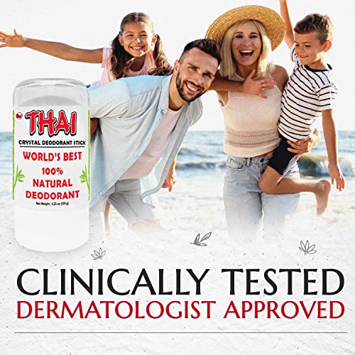Natural Crystal Salt Deodorant Spray for Whole Body - 8 Oz 2-Pack