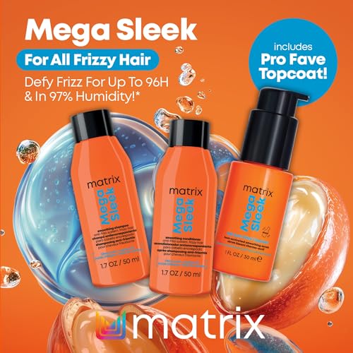 Frizz Control Hair Care Kit - Travel Size Shampoo, Conditioner & Serum