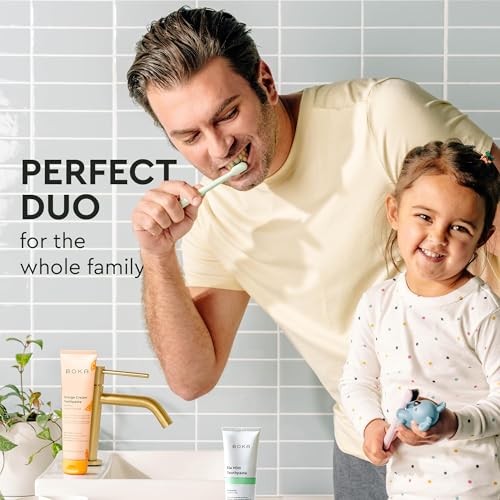 Kids Nano Hydroxyapatite Toothpaste 4oz Pack of 2 Ela Mint & Orange Cream