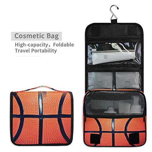 AUUXVA Basketball Hanging Toiletry Bag Travel Organizer for Men Women