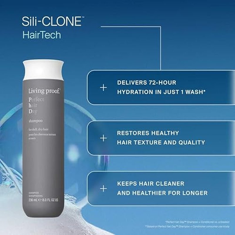 Living Proof Hydrated Hair Essentials Kit - Includes Travel Size Perfect hair Day Shampoo, Conditioner, 5-in-1 Styling and Dry Shampoo ($74 value)