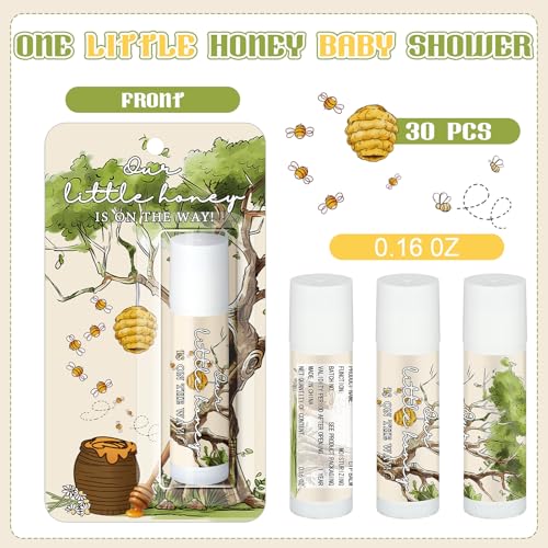 One Little Honey Lip Balm Set - 30 Pack Baby Shower Party Favors
