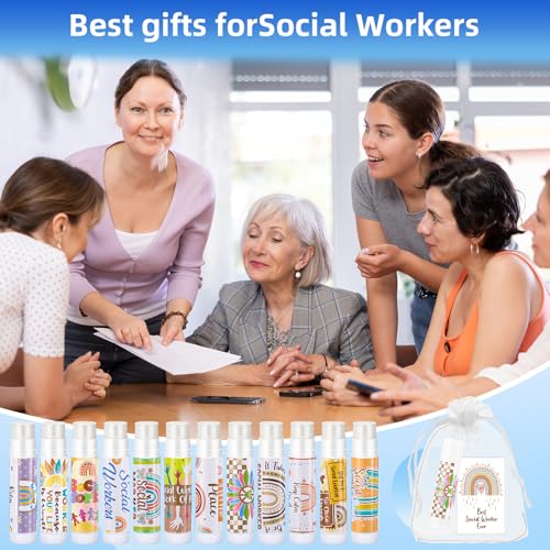 Case Manager Lip Balm Set - Inspirational Quotes & Cherry Flavored Moisturizer - Social Worker Appreciation Gift Bulk 36 pcs