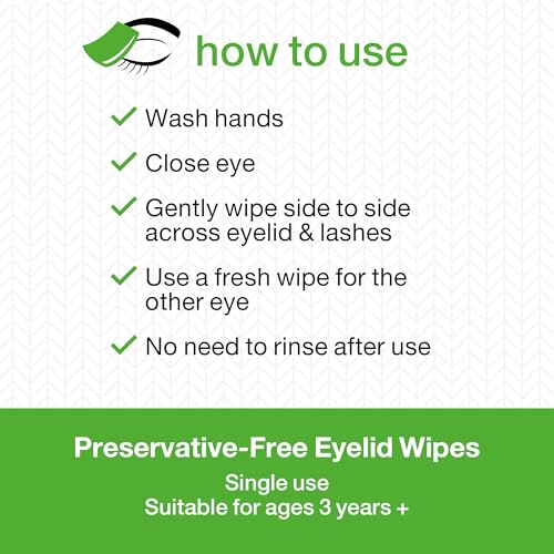 Opti-Soothe Preservative-Free Eyelid Wipes - 30 Moist Towelette For Daily Eyelid Cleaning - Preservative-free - Soothing, Moisturising, Natural Ingredients