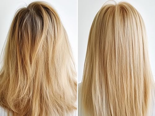 GK HAIR Leave-In Bombshell Purple Cream 3.4 Fl Oz | Hair Conditioner & Toner for Blonde & Damaged Hair