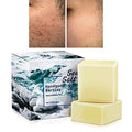 2 PK Sea Salt Soap 3.5 Oz Each, Exfoliating Acne Deeply Clean Problem Skin, Natural Goat's Milk, All Skin Types, Face Wash Body Wash Skincare, Women Men Gift